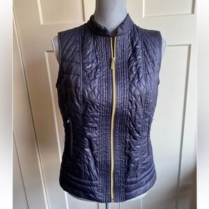 Johnston & Murphy Blue Quilted Vest